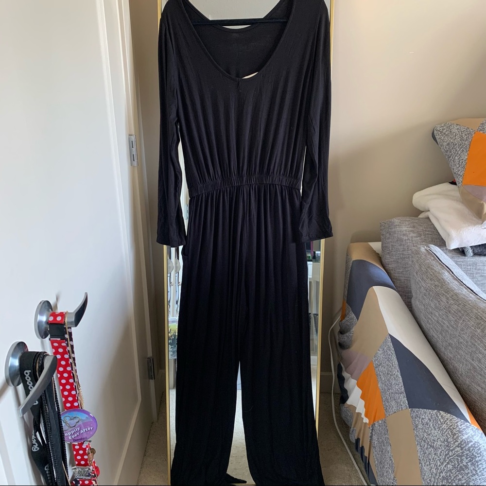 workhall black jumpsuit